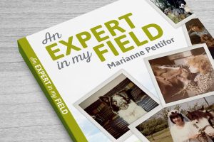 An expert in my field book-front